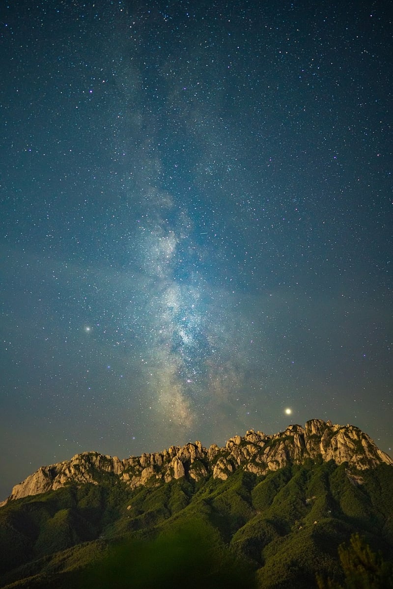 Camping under the stars